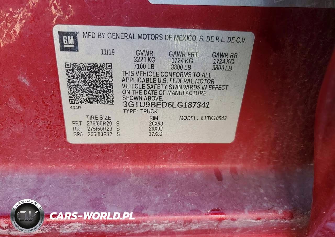2020 GMC Sierra K1500 Sle VIN:3GTU9BED6LG187341 - 13