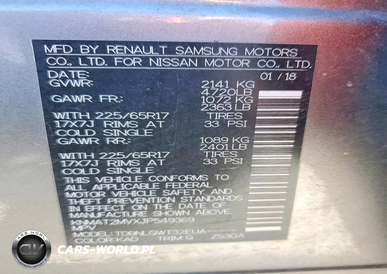 2018 Nissan Rogue Sv VIN:KNMAT2MVXJP549369 - 13