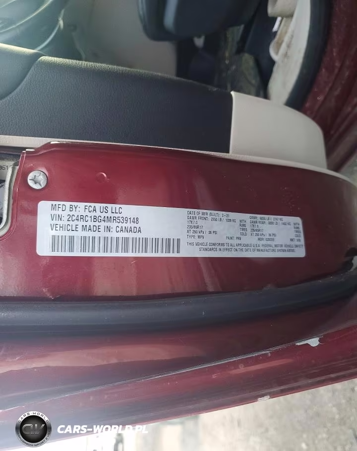 2021 Chrysler Pacifica Touring L VIN:2C4RC1BG4MR539148 - 13