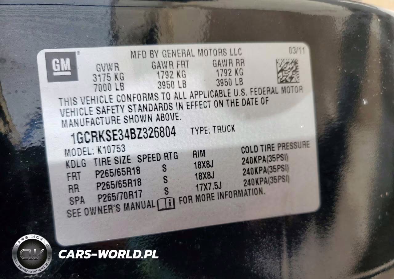 2011 Chevrolet Silverado K1500 Lt VIN:1GCRKSE34BZ326804 - 12