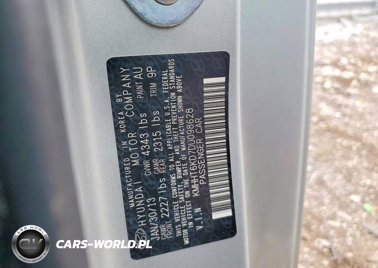 2013 Hyundai Genesis Coupe 2.0T VIN:KMHHT6KD7DU098628 - 12