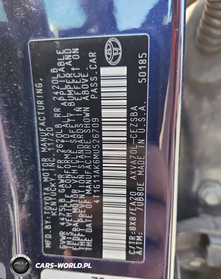 2021 Toyota Camry Se VIN:4T1G11AK6MU526709 - 12