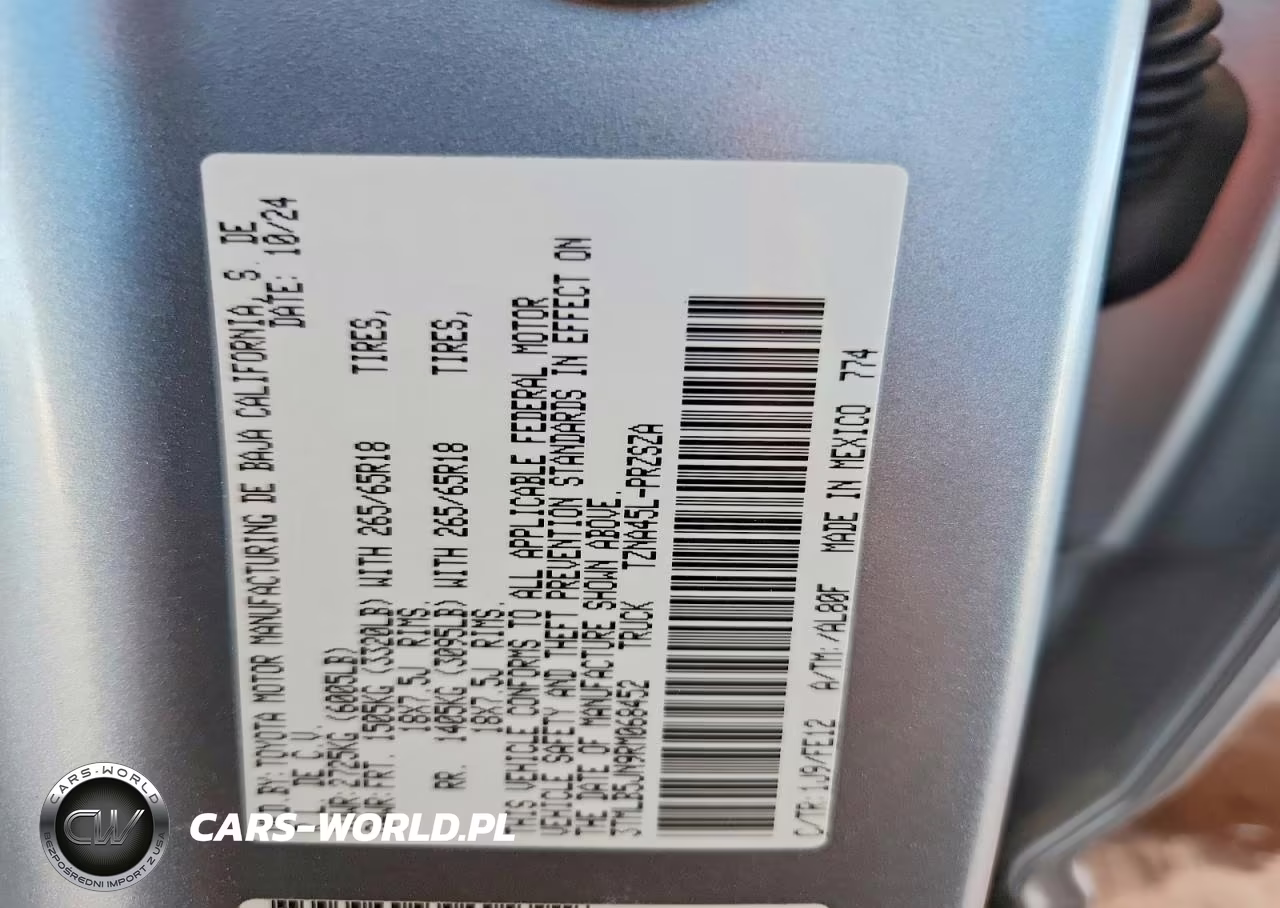 2024 Toyota Tacoma Trd Sport VIN:3TMLB5JN9RM068452 - 12