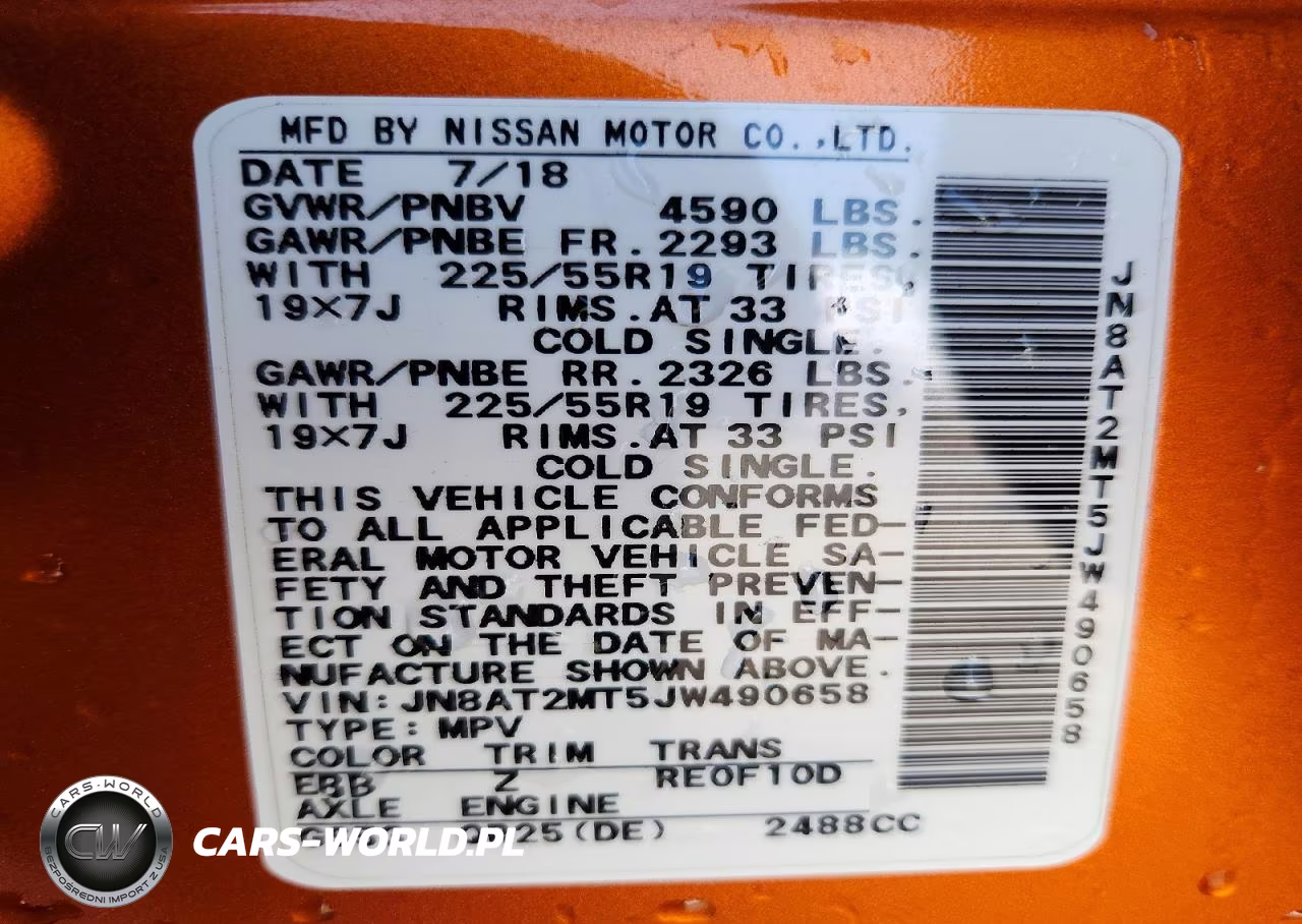 2018 Nissan Rogue Sl VIN:JN8AT2MT5JW490658 - 12