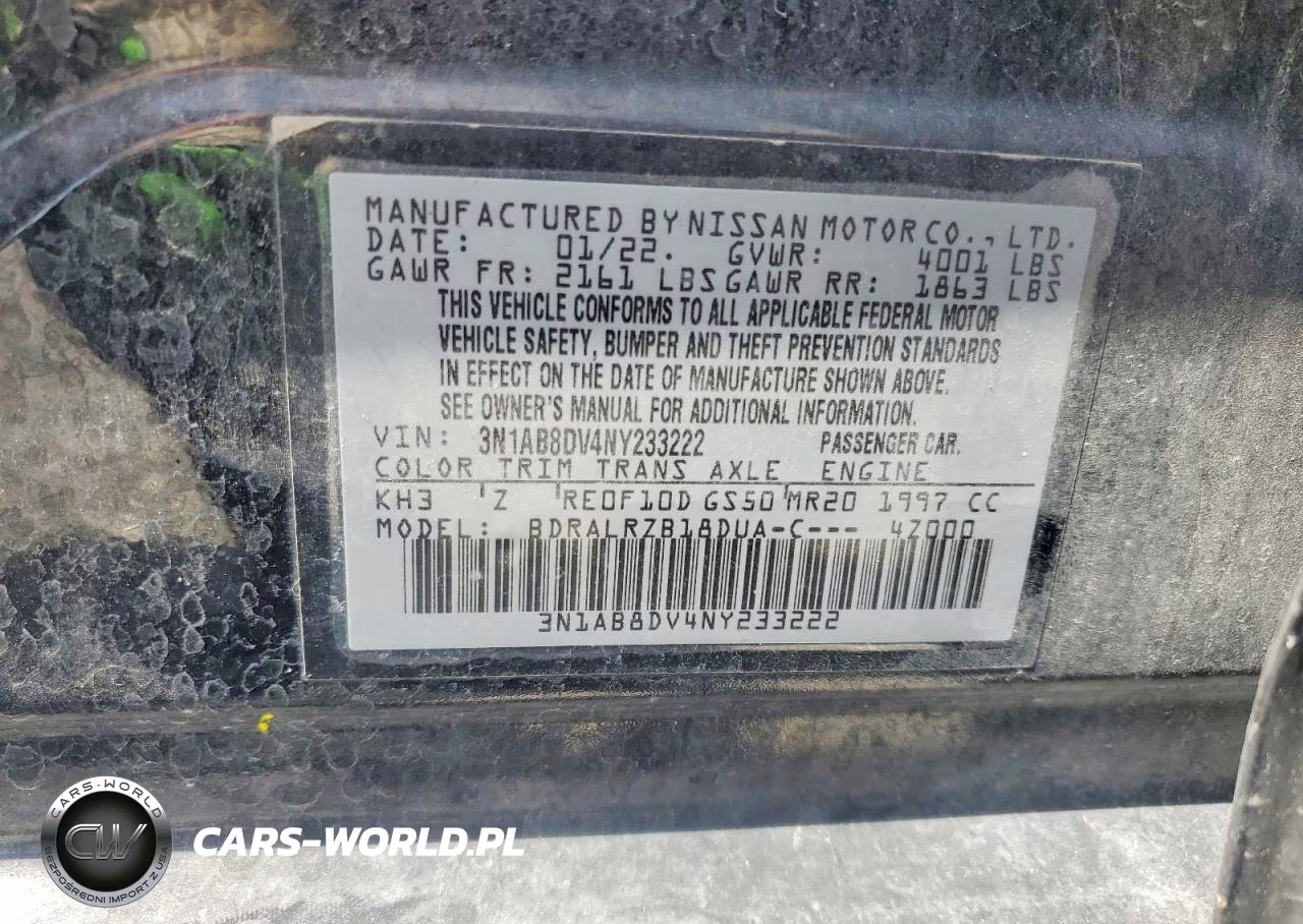 2022 Nissan Sentra Sr VIN:3N1AB8DV4NY233222 - 13
