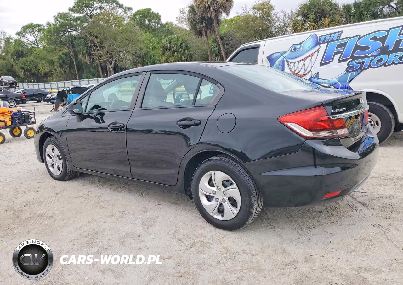 2013 Honda Civic Lx VIN:19XFB2F54DE080774 - 2