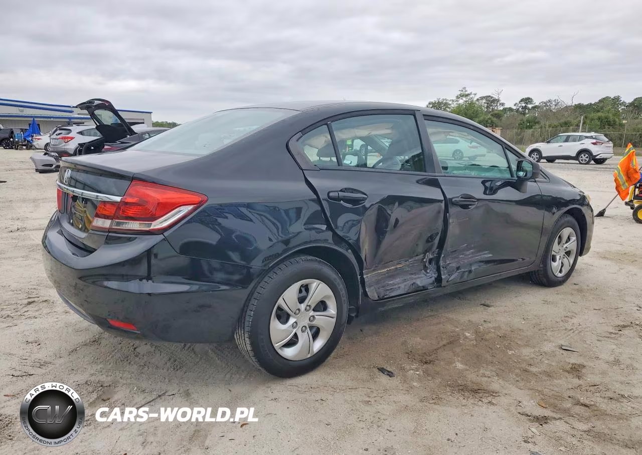 2013 Honda Civic Lx VIN:19XFB2F54DE080774 - 3