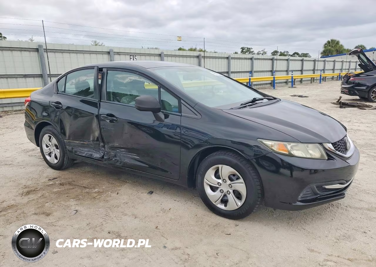 2013 Honda Civic Lx VIN:19XFB2F54DE080774 - 4