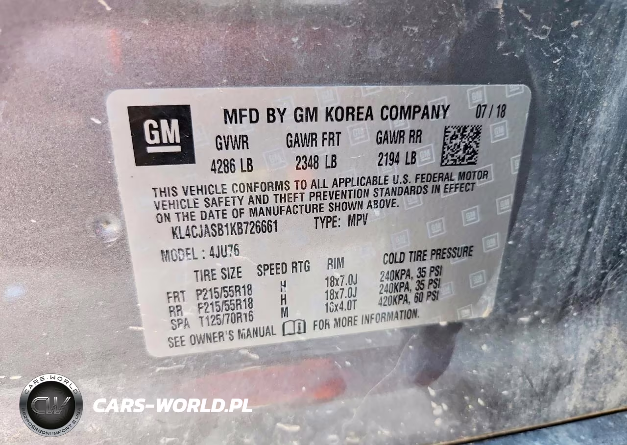 2019 Buick Encore Preferred VIN:KL4CJASB1KB726661 - 13