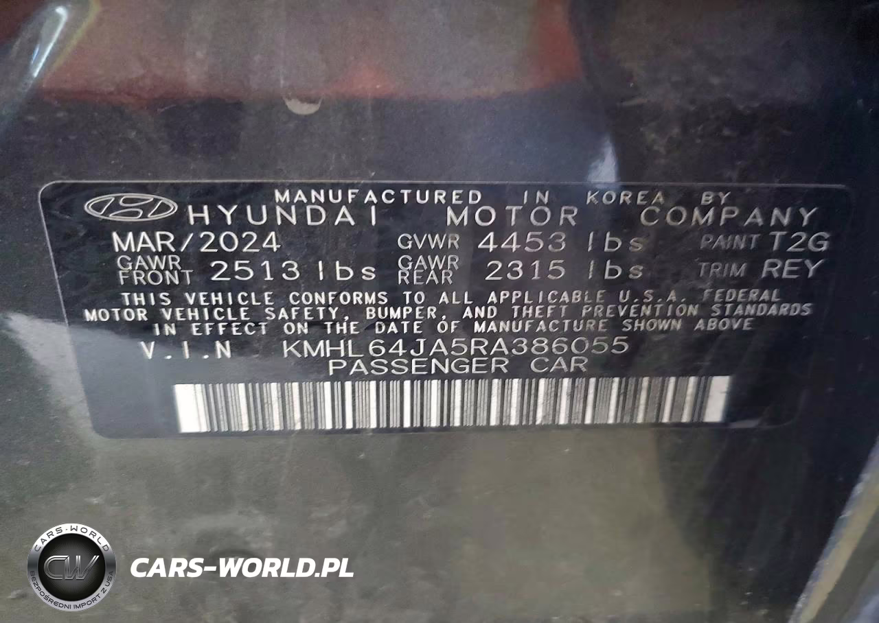 2024 Hyundai Sonata Sel VIN:KMHL64JA5RA386055 - 12