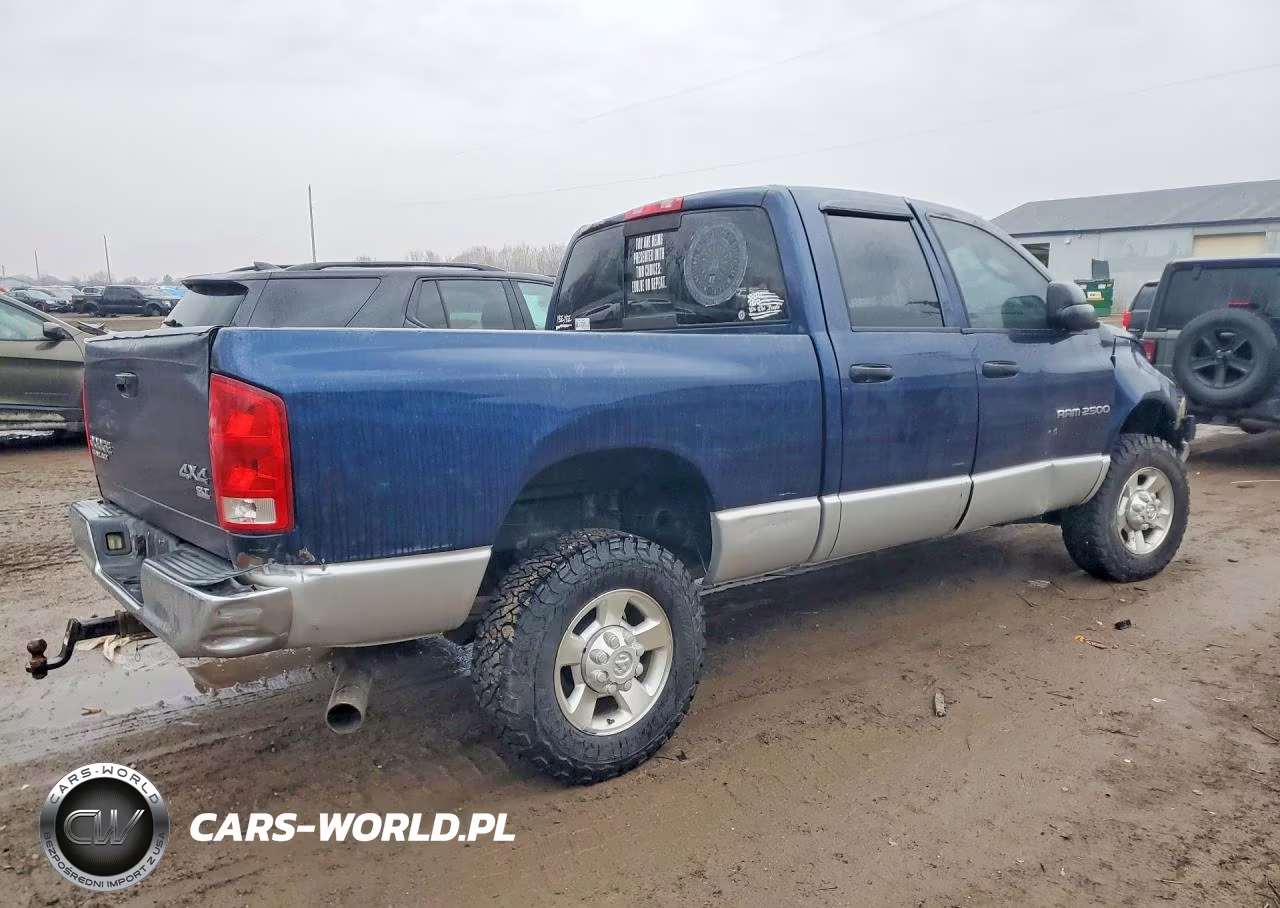 2004 Dodge Ram 2500 St VIN:3D3KU28D94G192186 - 3