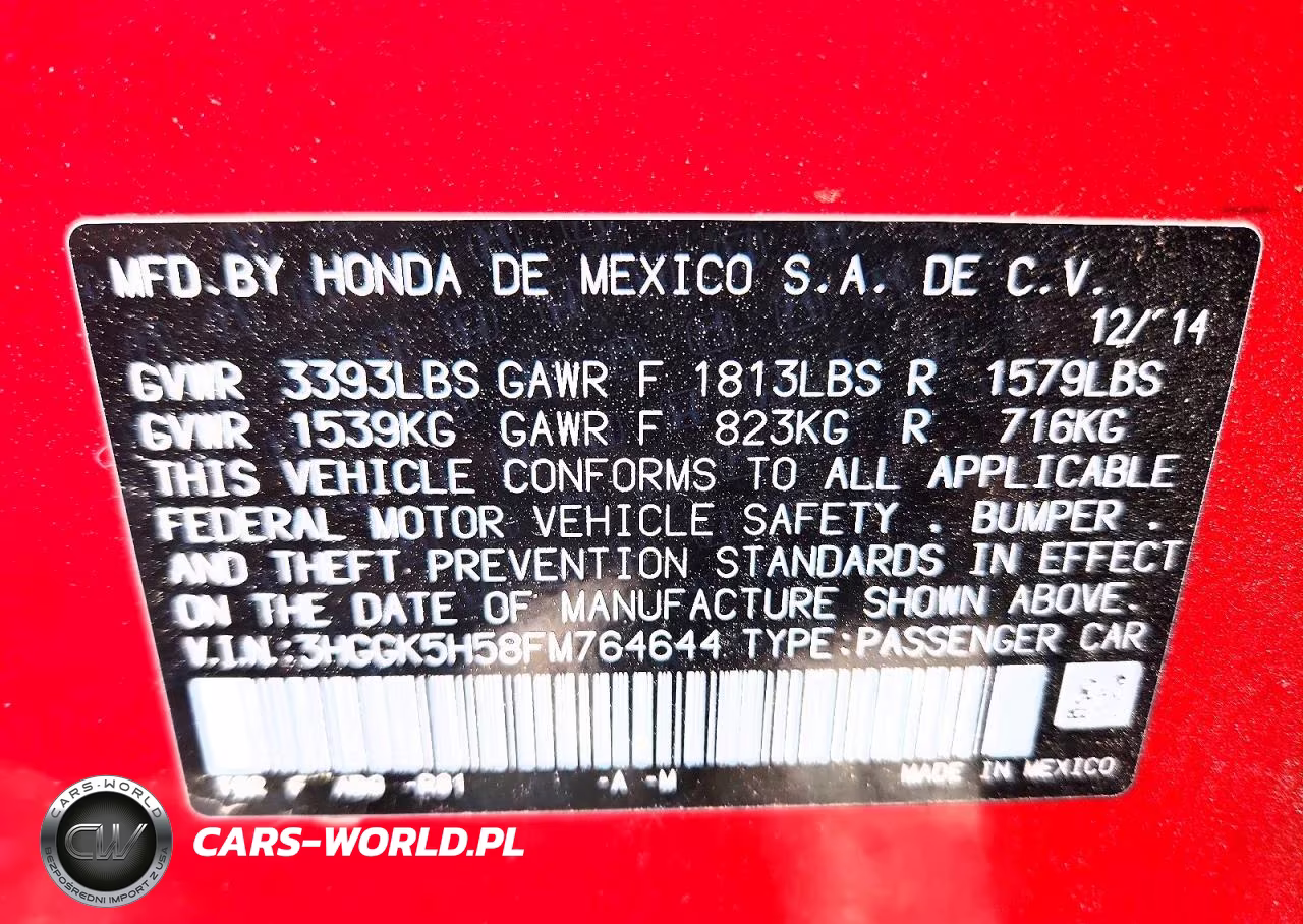 2015 Honda Fit Lx VIN:3HGGK5H58FM764644 - 13
