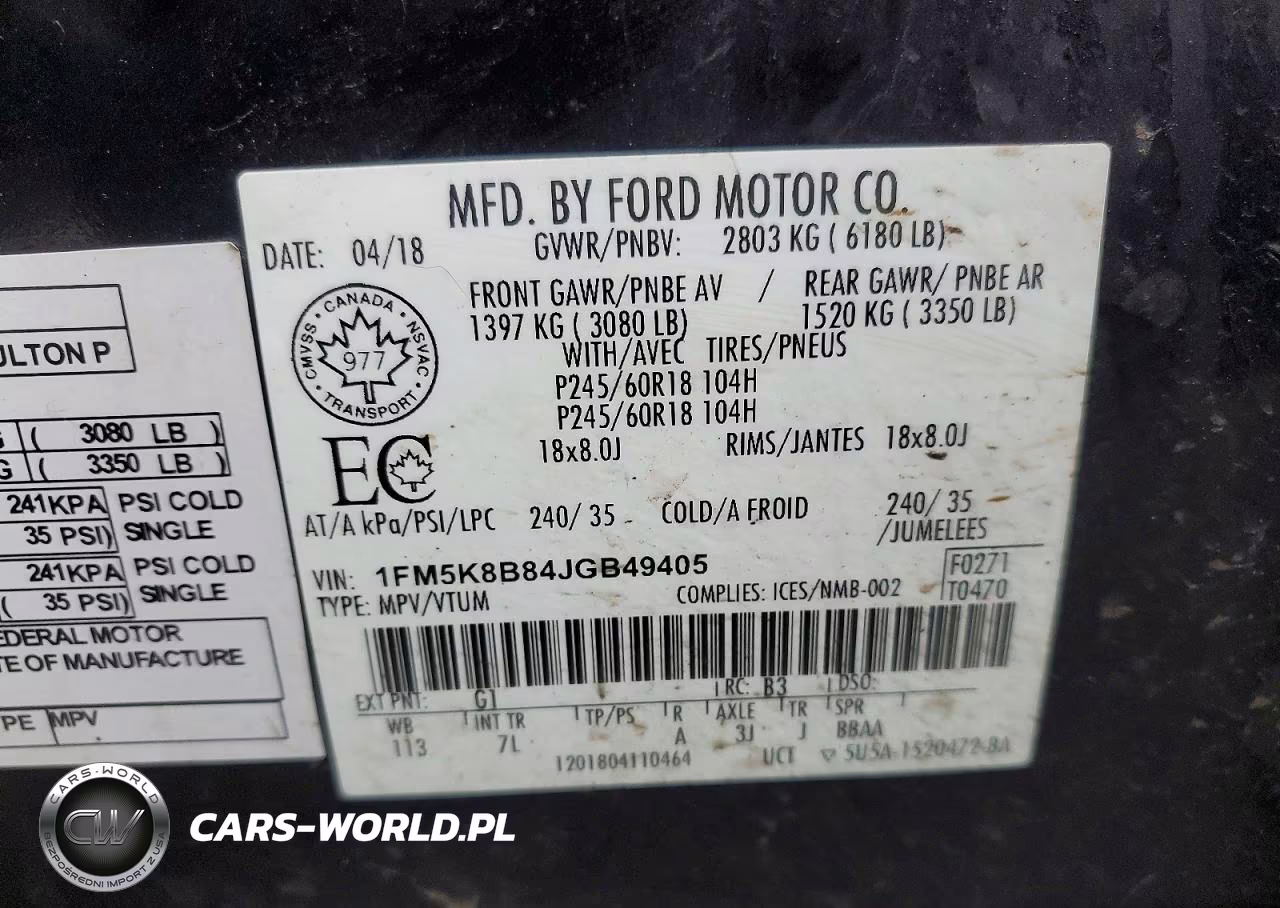 2018 Ford Explorer VIN:1FM5K8B84JGB49405 - 13