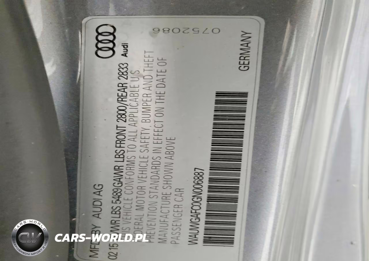 2016 Audi A7 Premium Plus VIN:WAUWGAFC0GN006887 - 13