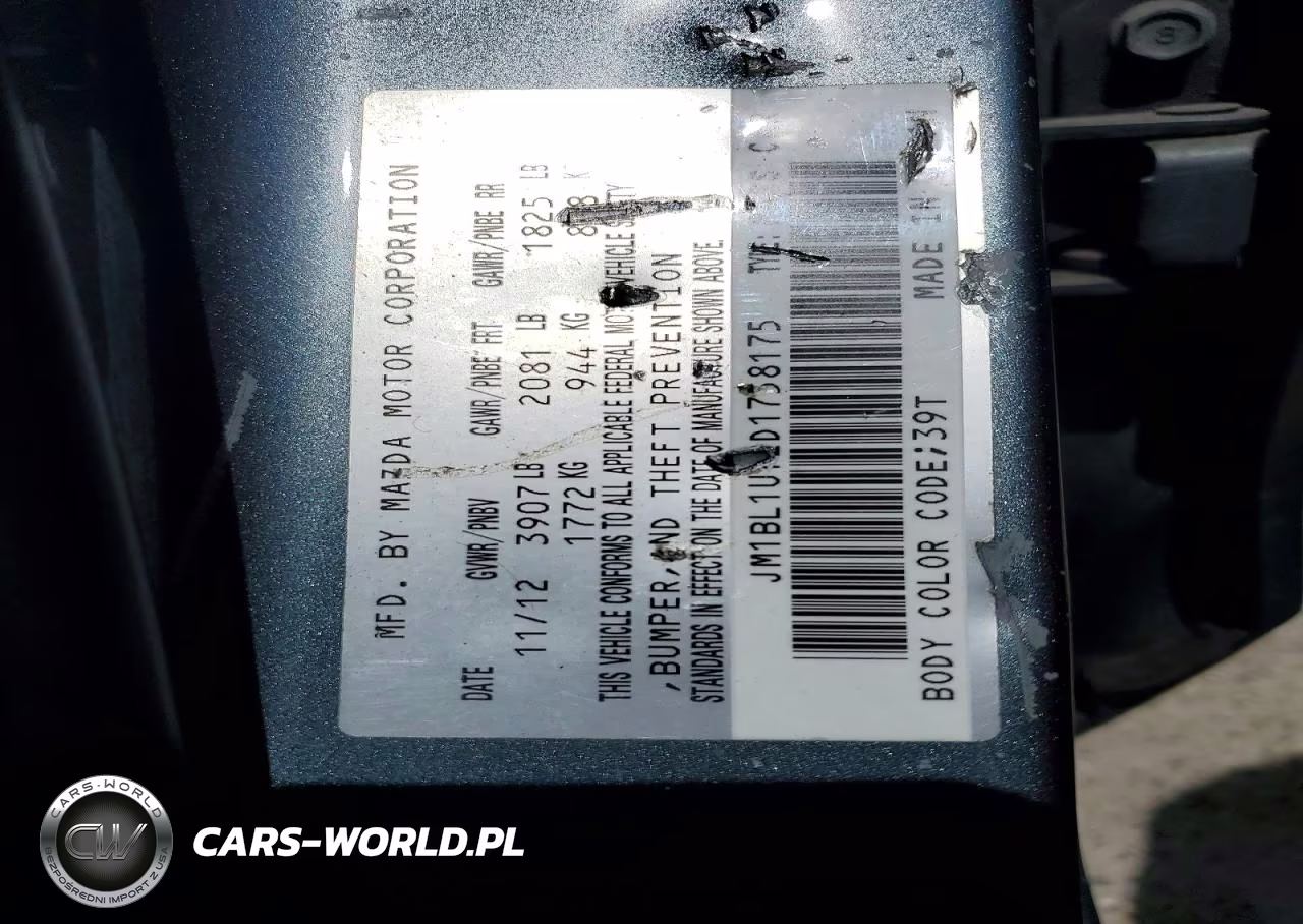 2013 Mazda 3 I VIN:JM1BL1U72D1758175 - 12