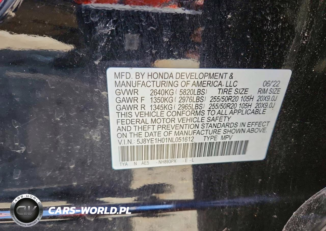 2022 Acura Mdx A-Spec VIN:5J8YE1H01NL051612 - 13