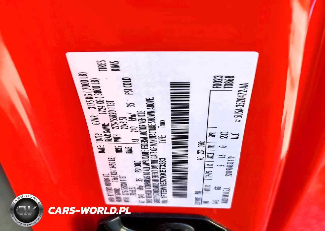 2019 Ford F150 Supercrew VIN:1FTEW1E57KKE73383 - 12