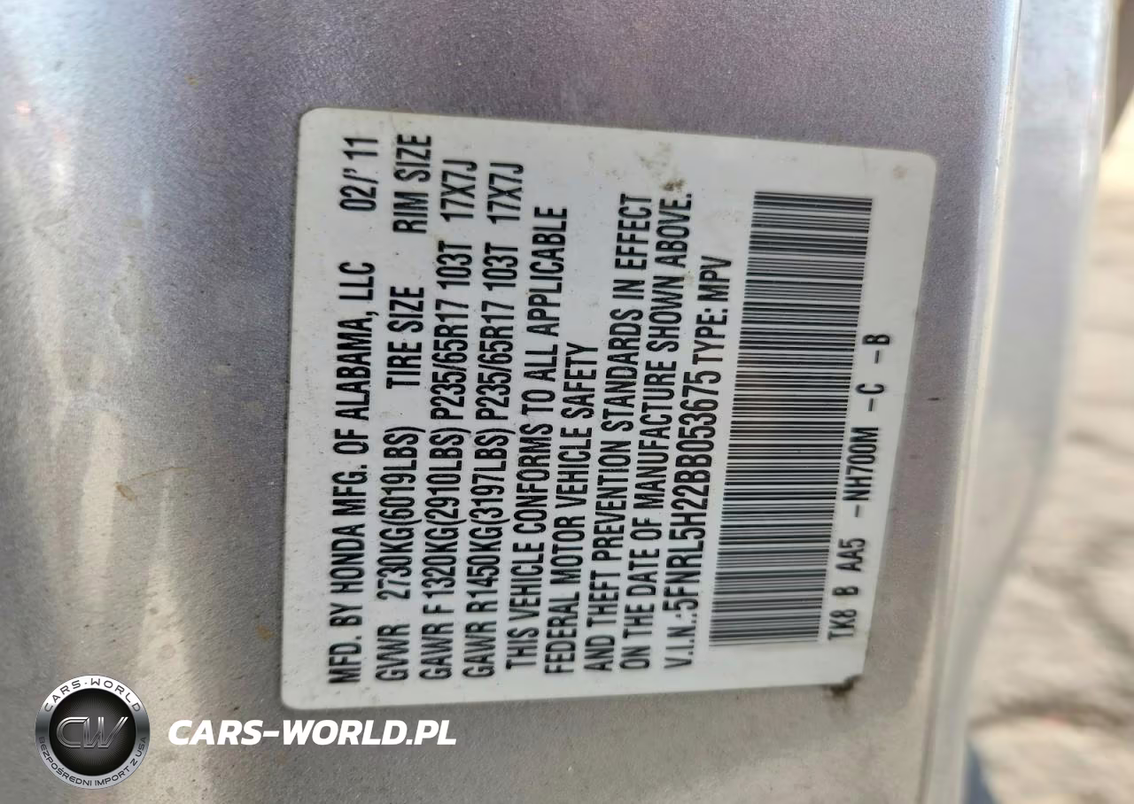 2011 Honda Odyssey Lx VIN:5FNRL5H22BB053675 - 13