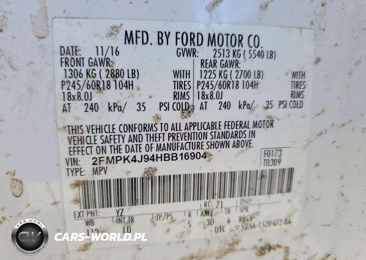 2017 Ford Edge Sel VIN:2FMPK4J94HBB16904 - 13