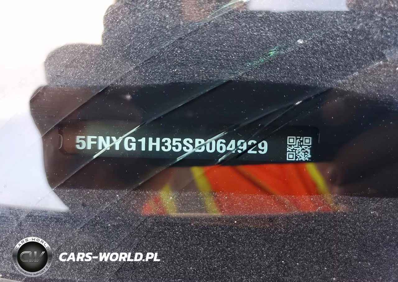 2025 Honda Pilot Sport VIN:5FNYG1H35SB064929 - 14
