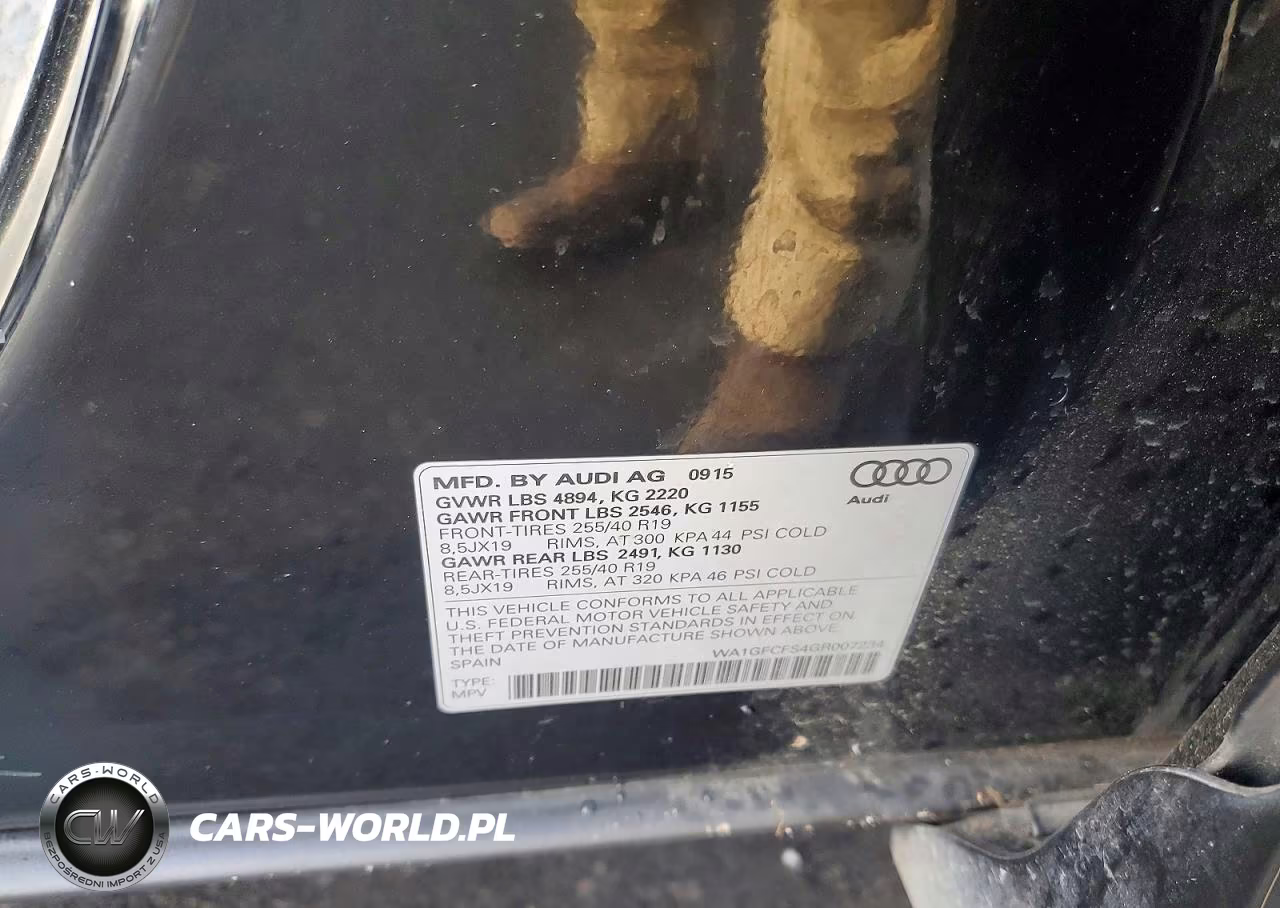 2016 Audi Q3 Prestige VIN:WA1GFCFS4GR007234 - 12