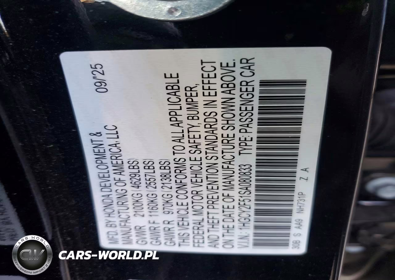 2025 Honda Accord Hybrid Sport VIN:1HGCY2F51SA080833 - 13