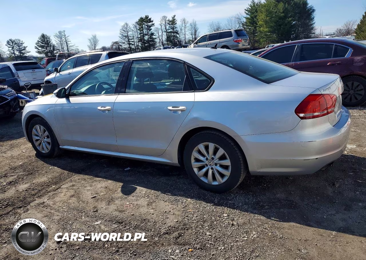 2012 Volkswagen Passat S VIN:1VWAP7A3XCC081137 - 2
