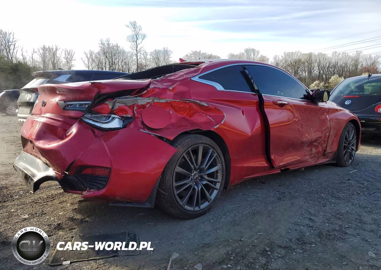 2017 Infiniti Q60 Red Sport 400 VIN:JN1FV7EL3HM702022 - 3
