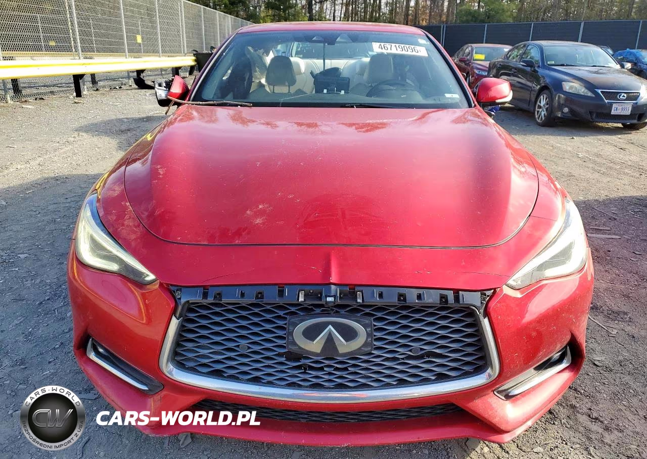 2017 Infiniti Q60 Red Sport 400 VIN:JN1FV7EL3HM702022 - 5