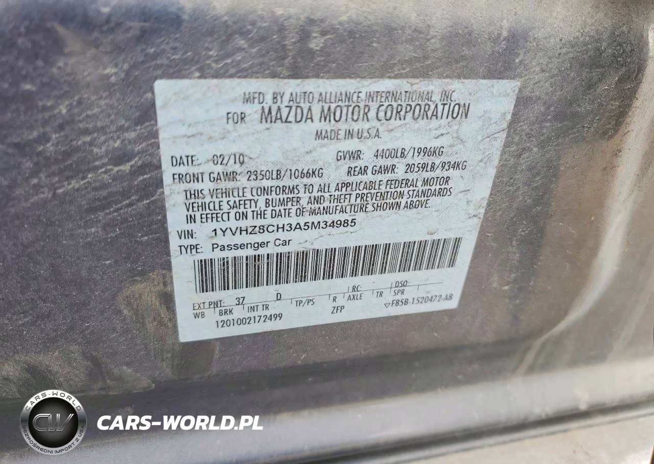 2010 Mazda 6 Grand Touring VIN:1YVHZ8CH3A5M34985 - 12