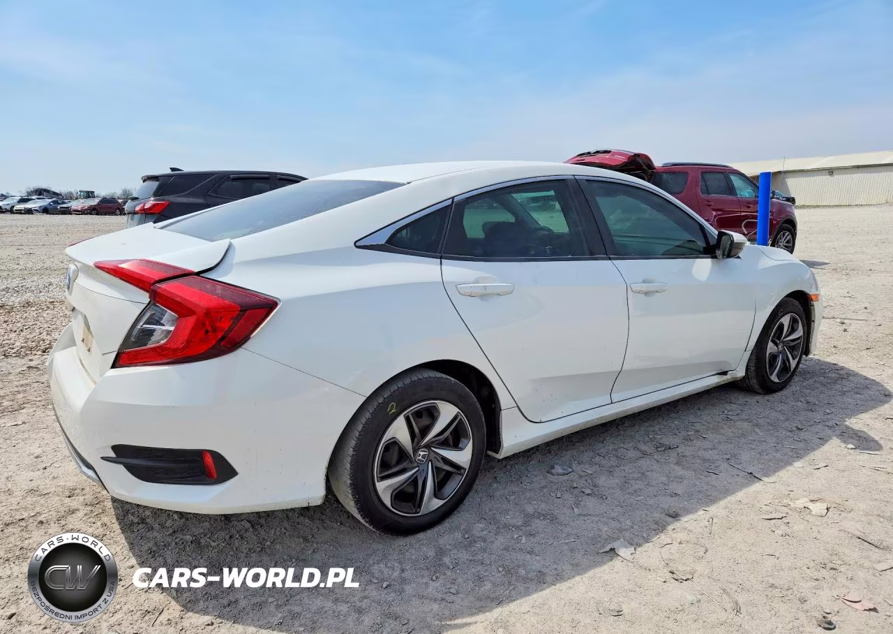 2020 Honda Civic Lx VIN:19XFC2F68LE016516 - 3