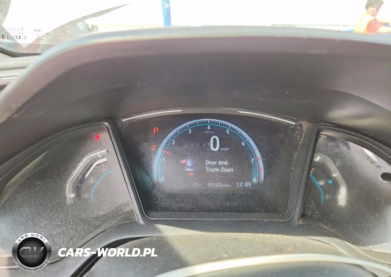 2020 Honda Civic Lx VIN:19XFC2F68LE016516 - 9