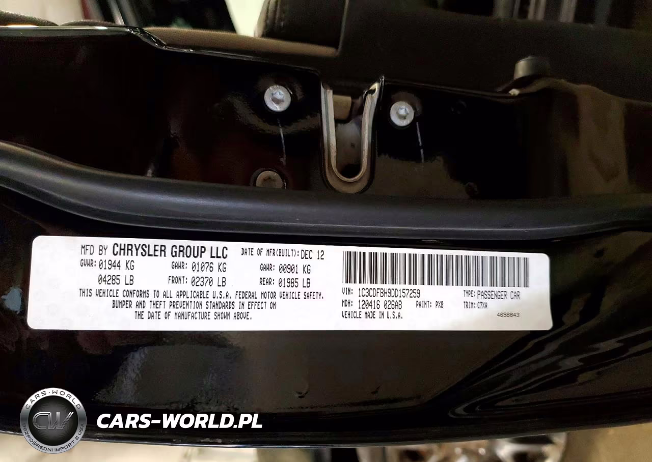2013 Dodge Dart Sxt VIN:1C3CDFBH9DD157259 - 12