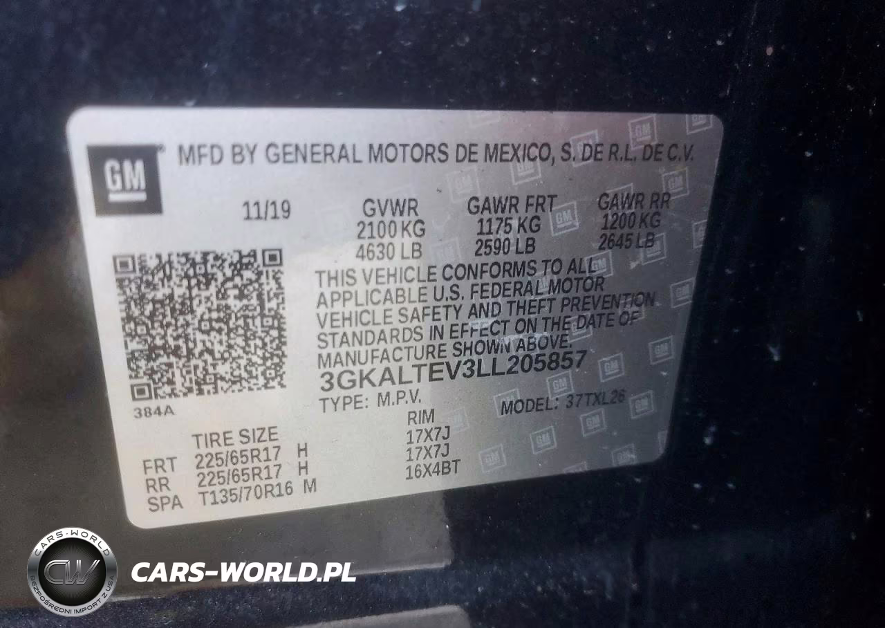2020 GMC Terrain Sle VIN:3GKALTEV3LL205857 - 14
