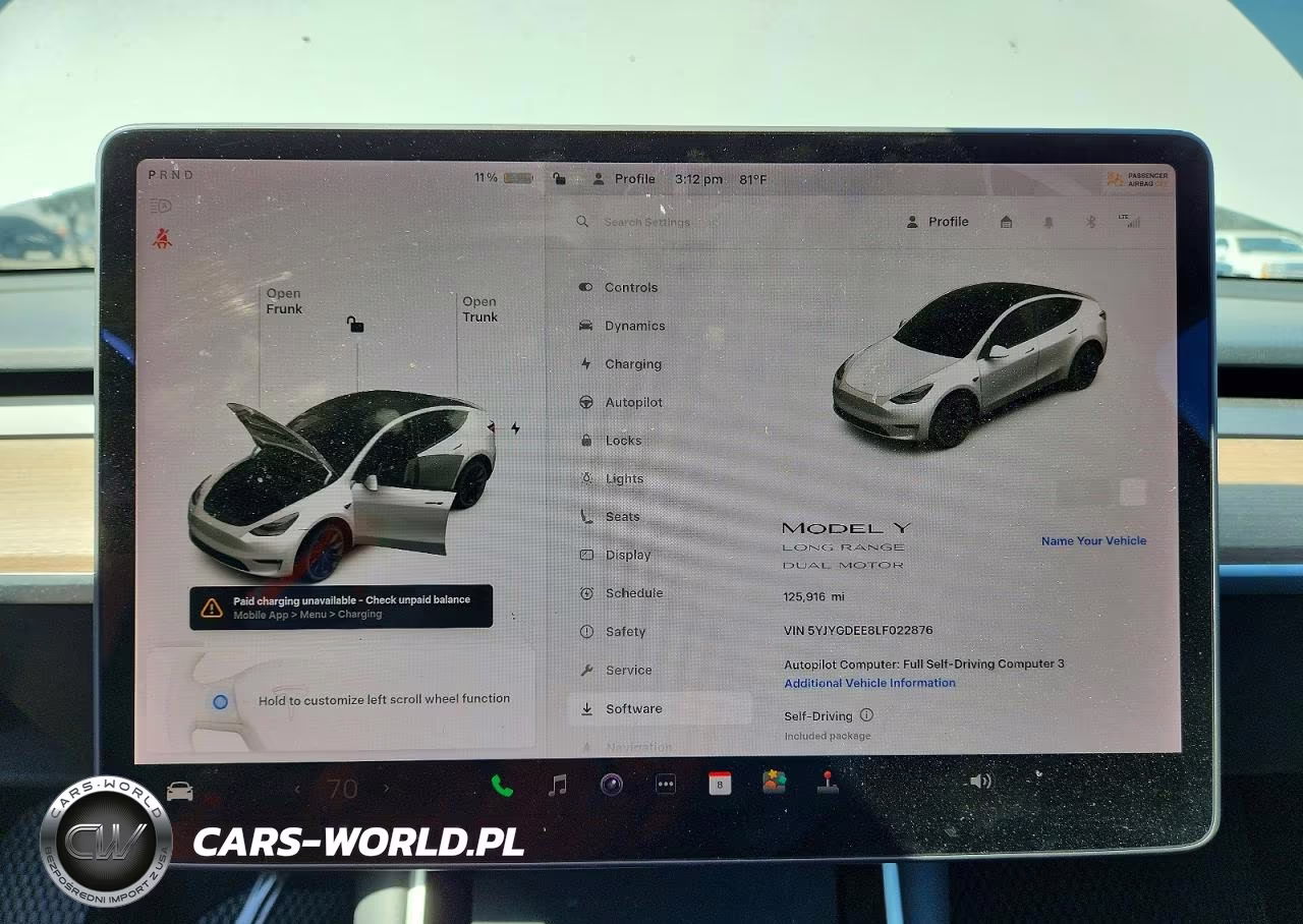 2020 Tesla Model Y VIN:5YJYGDEE8LF022876 - 9