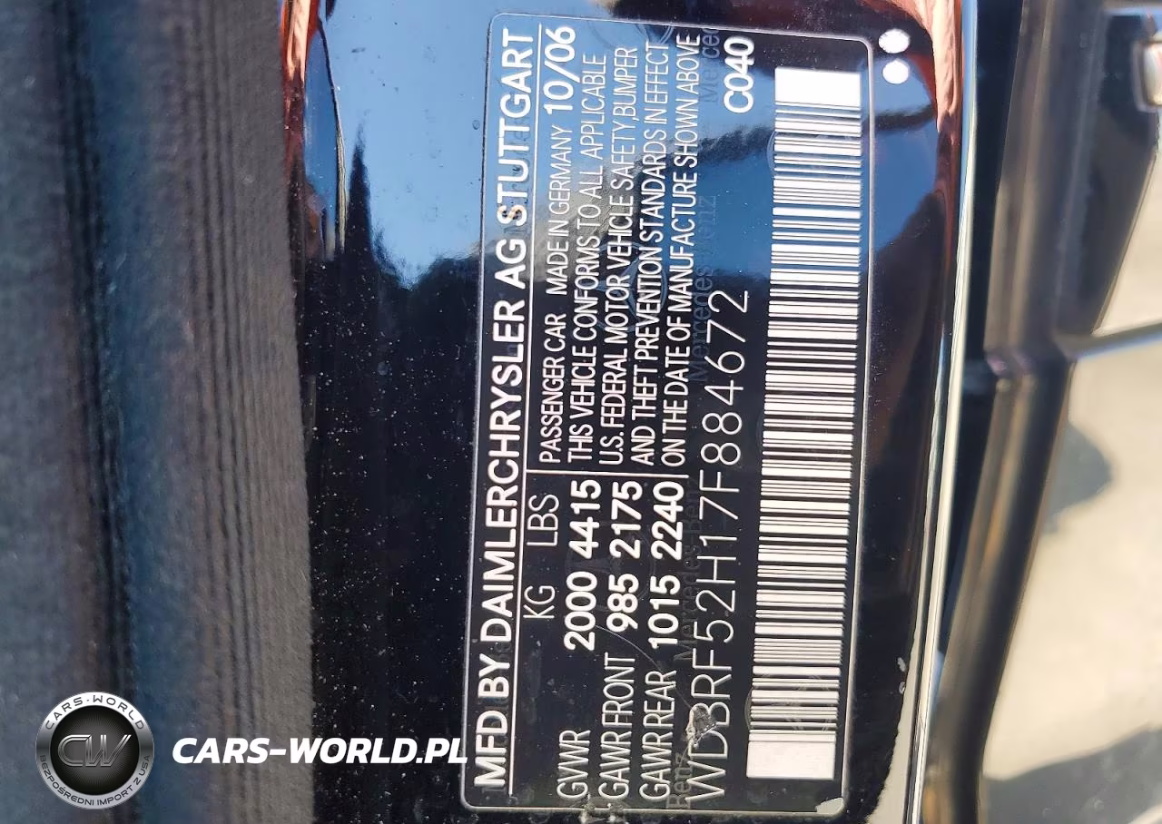 2007 Mercedes-Benz C 230 VIN:WDBRF52H17F884672 - 12