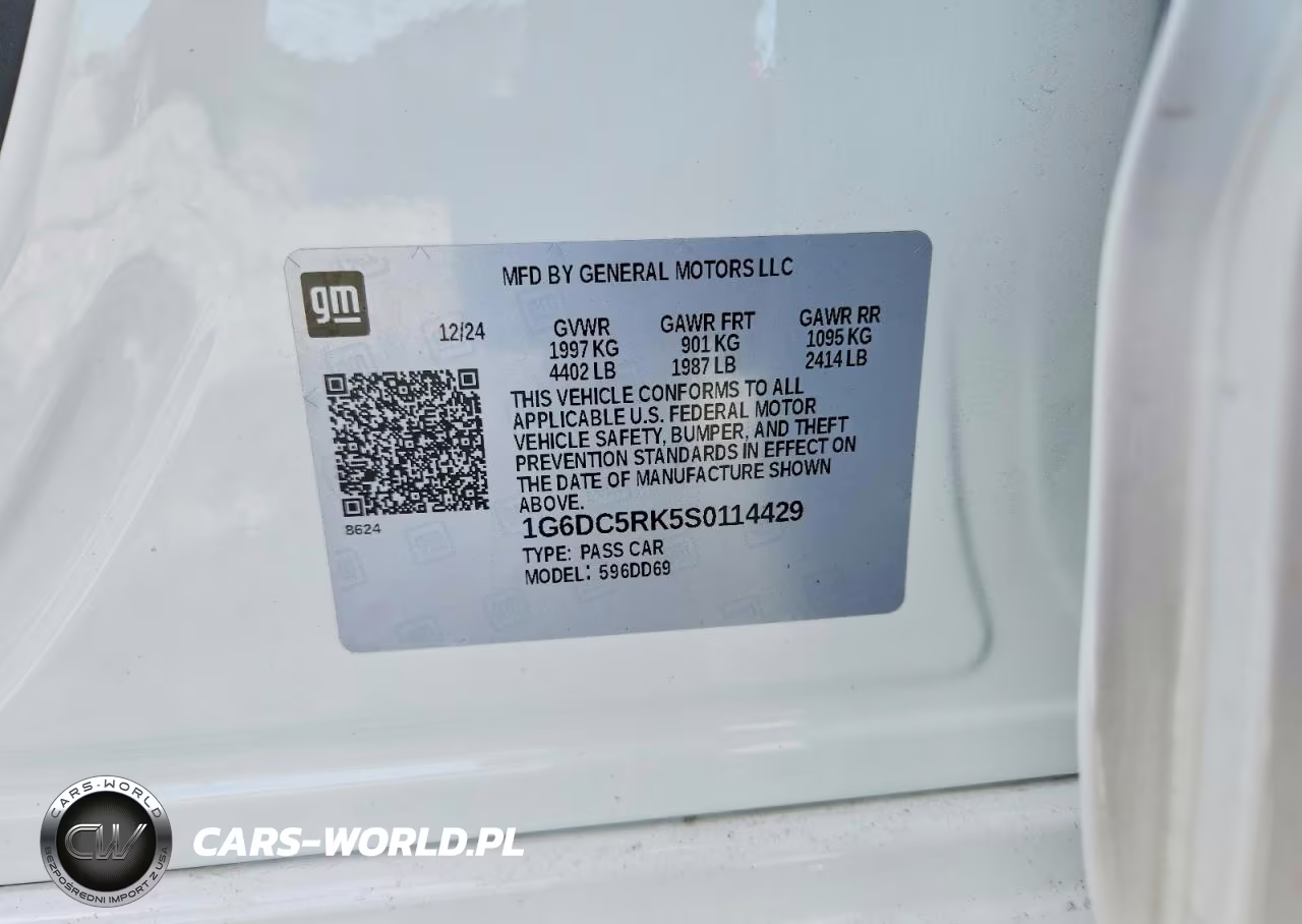 2025 Cadillac Ct4 Sport VIN:1G6DC5RK5S0114429 - 12