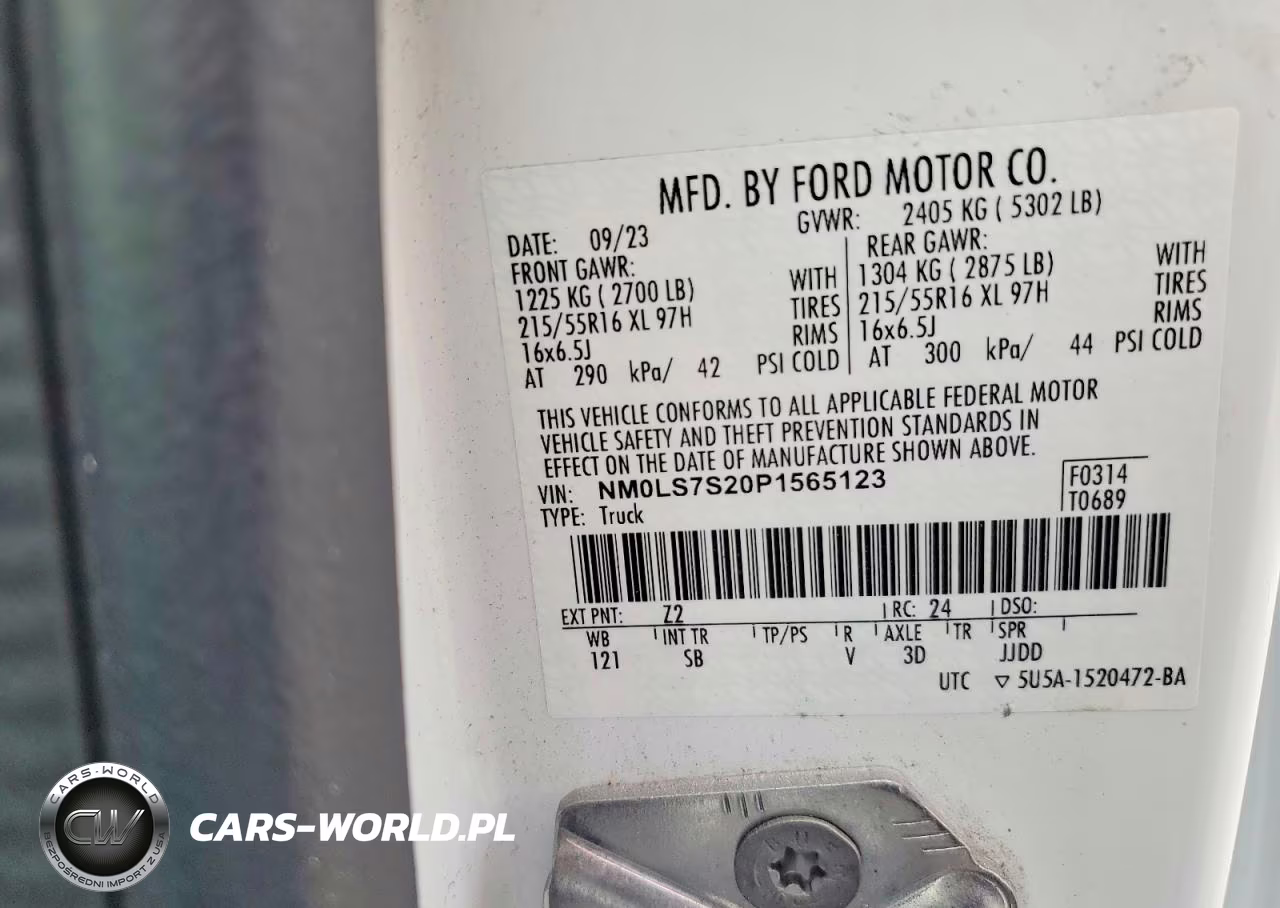 2023 Ford Transit Connect Xl Delivery Van VIN:NM0LS7S20P1565123 - 12
