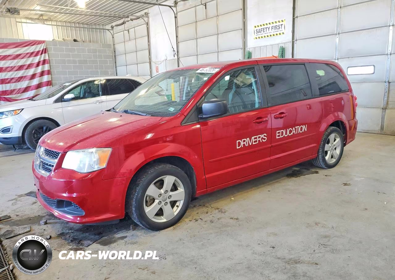 2013 Dodge Grand Caravan Se VIN:2C4RDGBG8DR634165 - 1