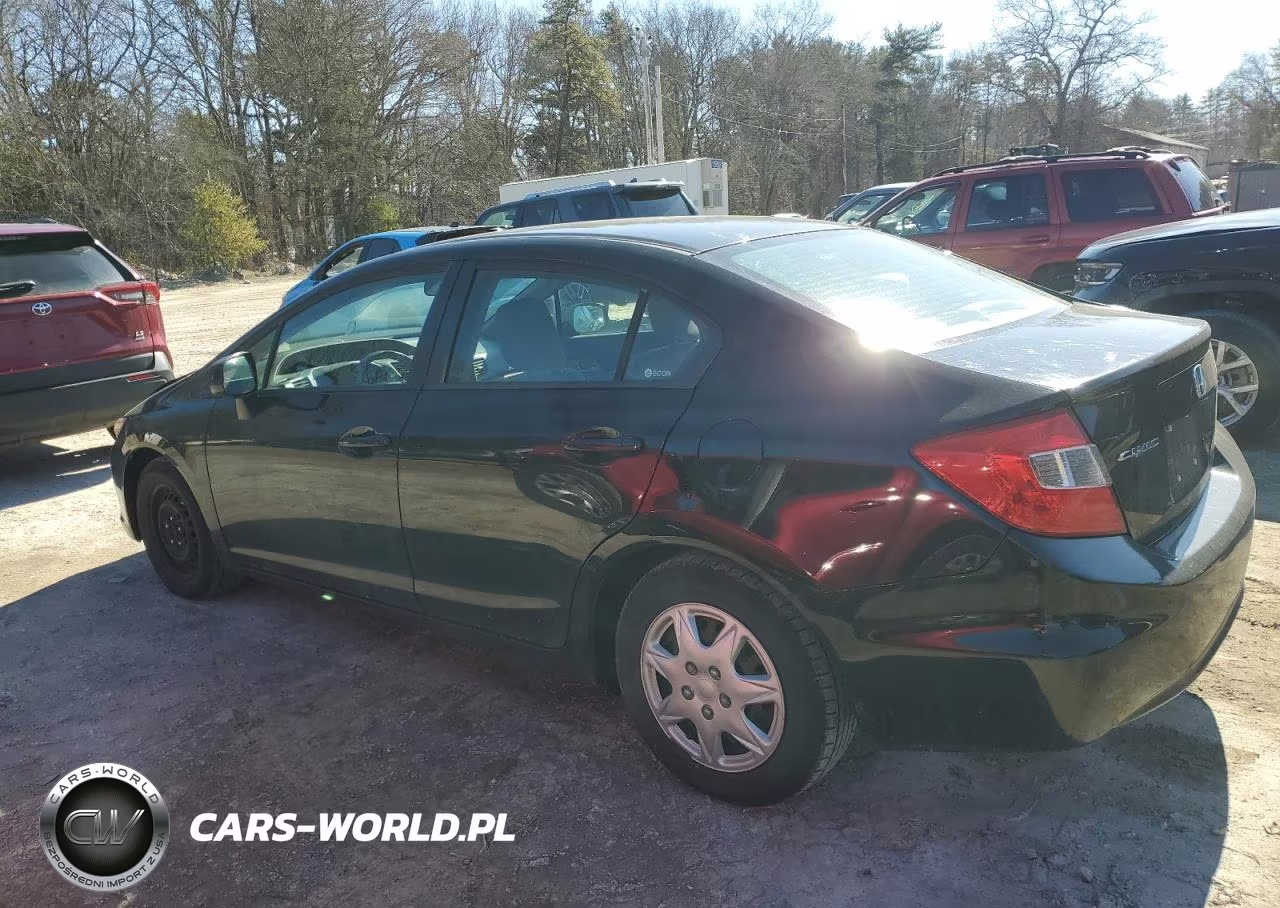 2012 Honda Civic Lx VIN:2HGFB2F59CH300530 - 2