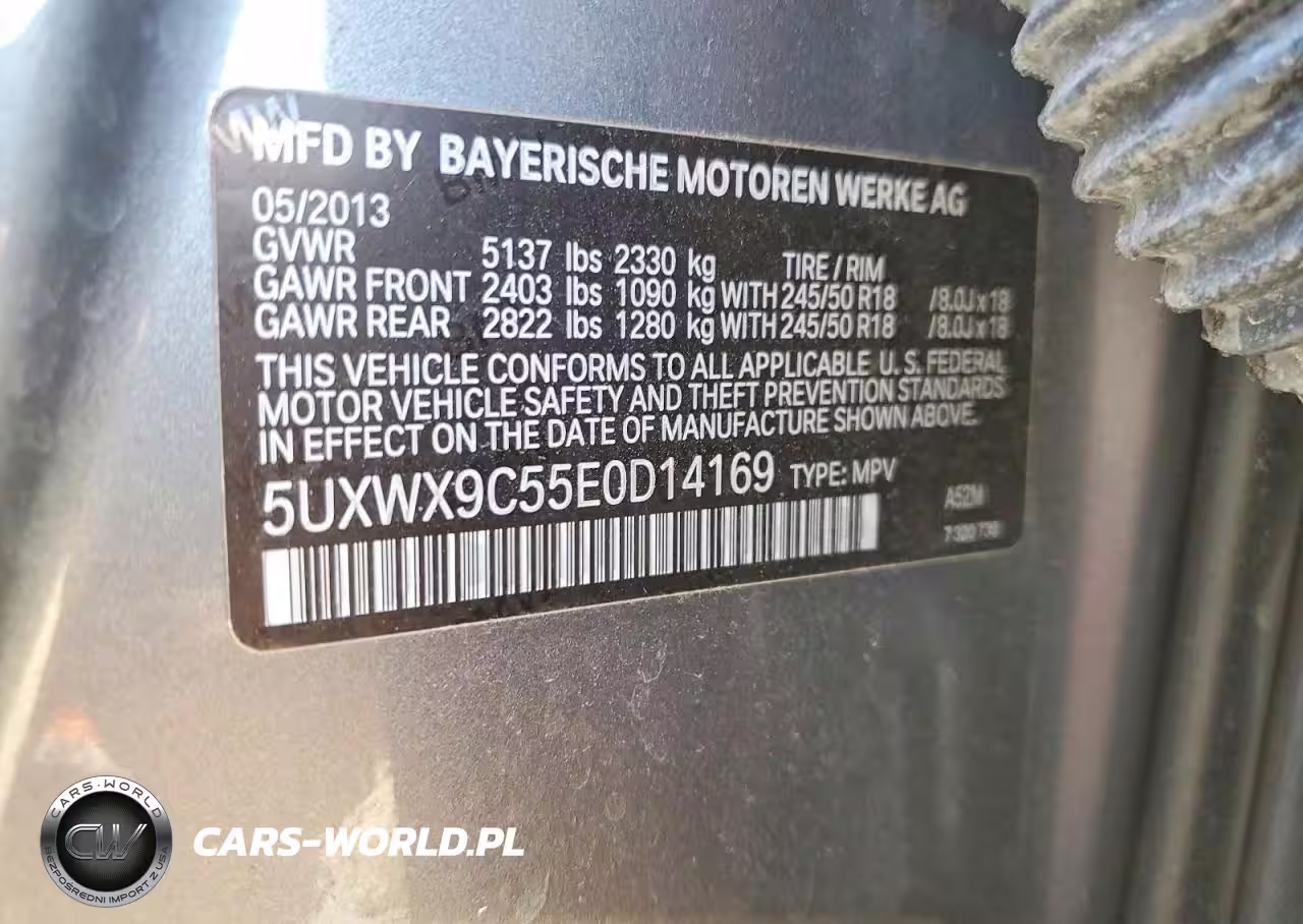 2014 BMW X3 xDrive28I VIN:5UXWX9C55E0D14169 - 13