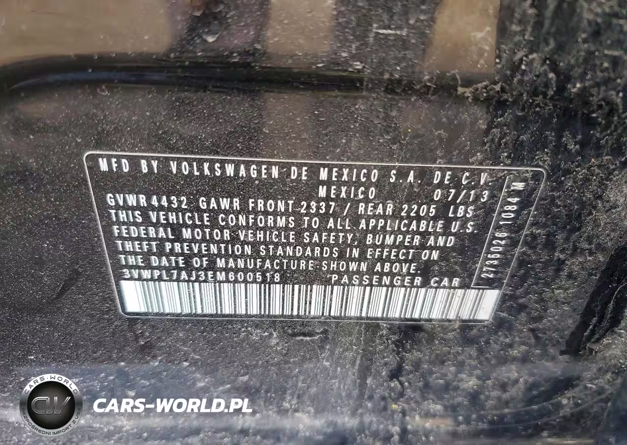 2014 Volkswagen Jetta Tdi VIN:3VWPL7AJ3EM600518 - 12