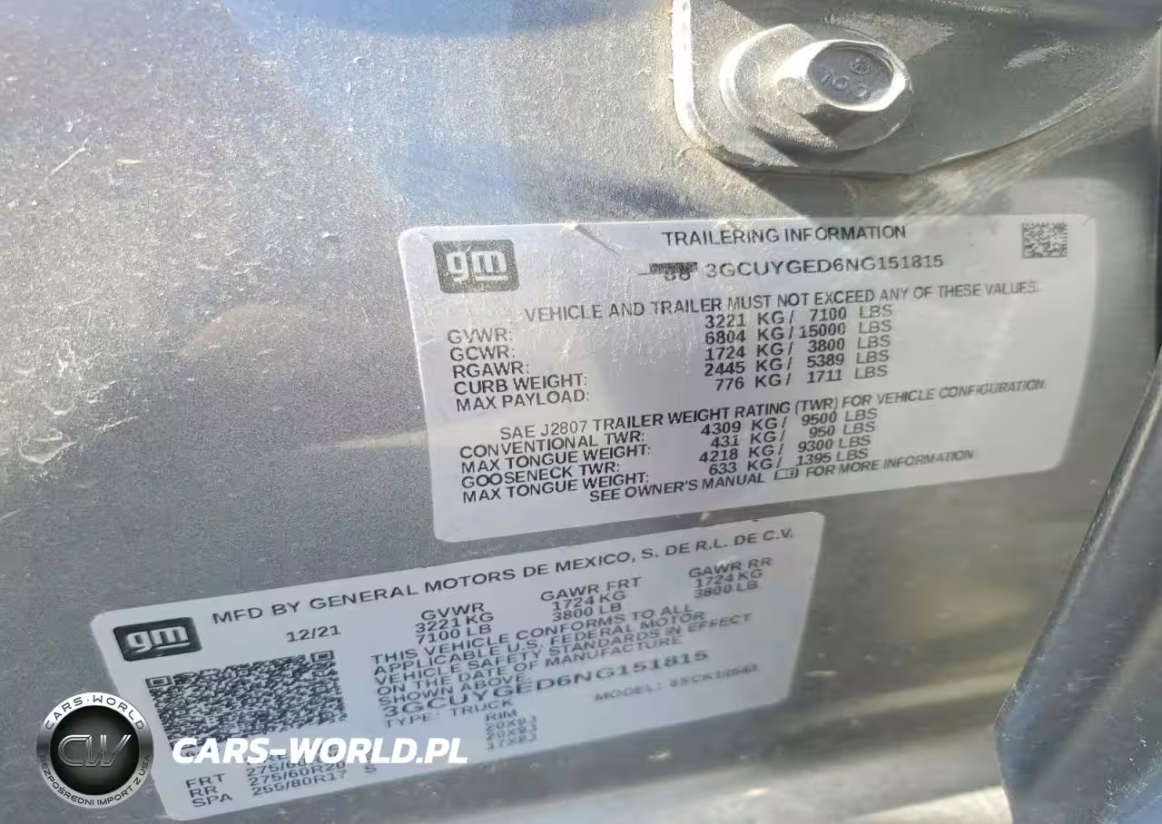 2022 Chevrolet Silverado Ltd K1500 Ltz VIN:3GCUYGED6NG151815 - 12