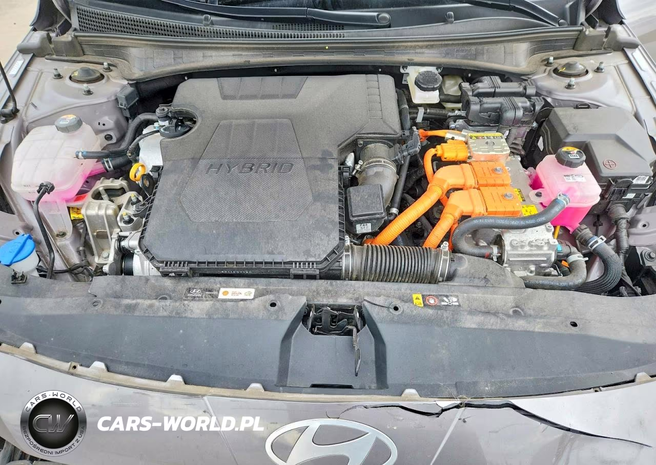 2024 Hyundai Elantra Hybrid Blue VIN:KMHLM4DJXRU121051 - 11