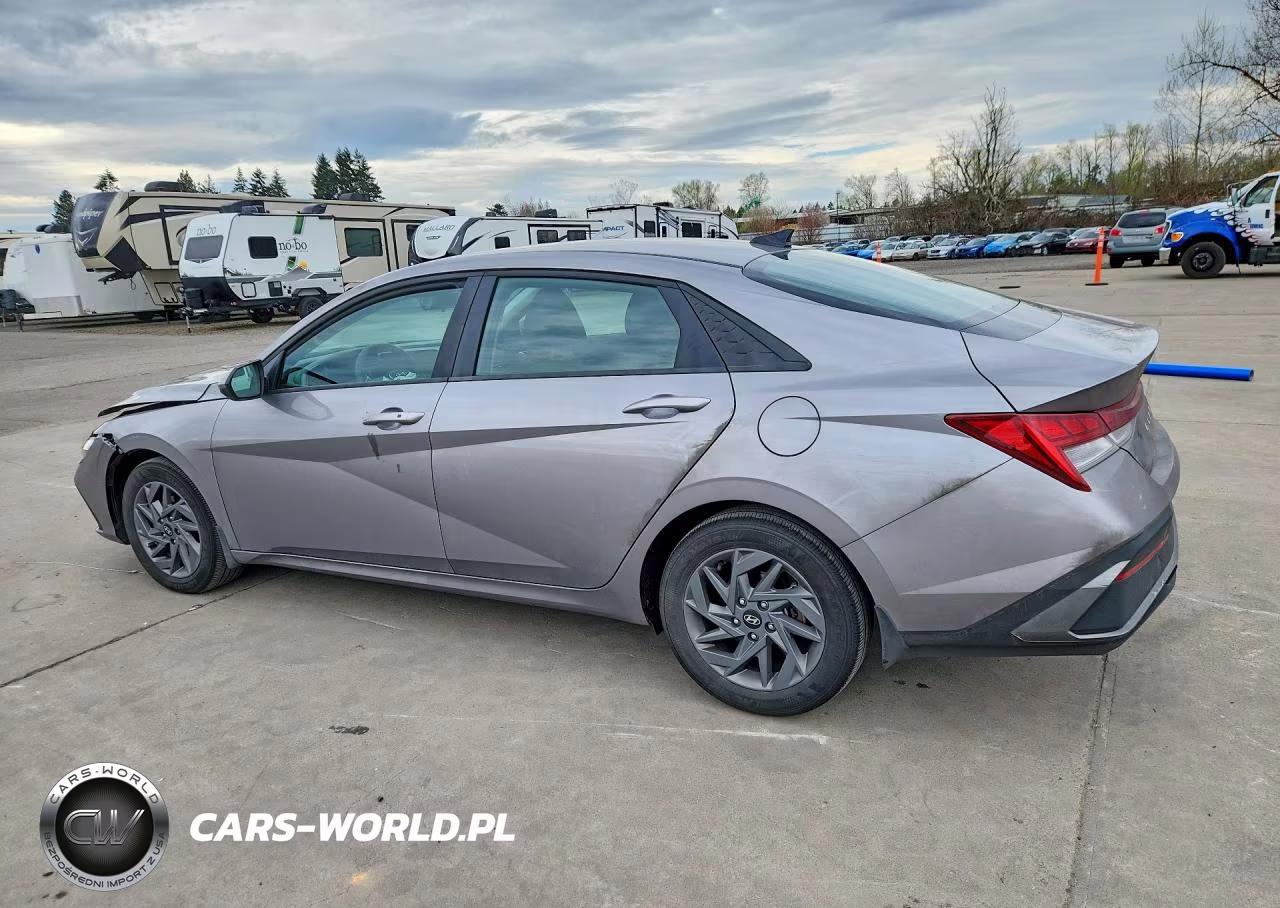 2024 Hyundai Elantra Hybrid Blue VIN:KMHLM4DJXRU121051 - 2