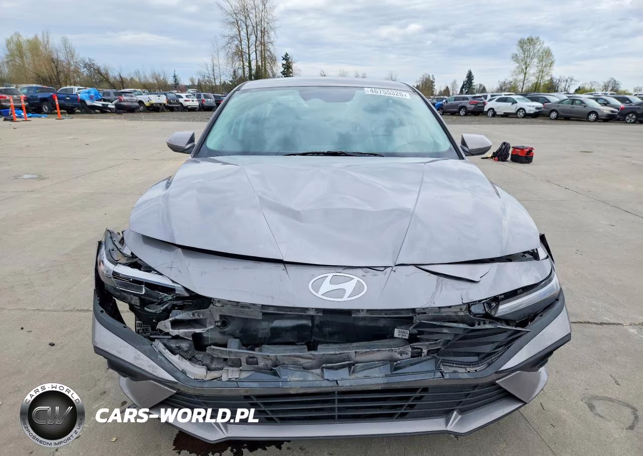 2024 Hyundai Elantra Hybrid Blue VIN:KMHLM4DJXRU121051 - 5
