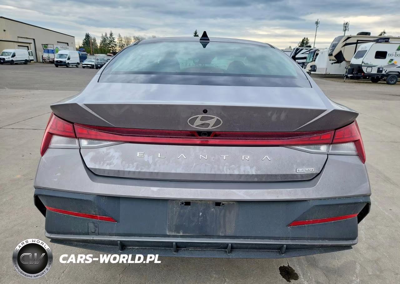2024 Hyundai Elantra Hybrid Blue VIN:KMHLM4DJXRU121051 - 6