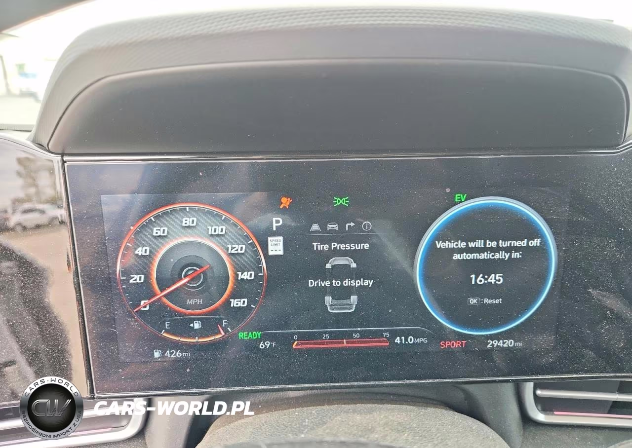 2024 Hyundai Elantra Hybrid Blue VIN:KMHLM4DJXRU121051 - 9