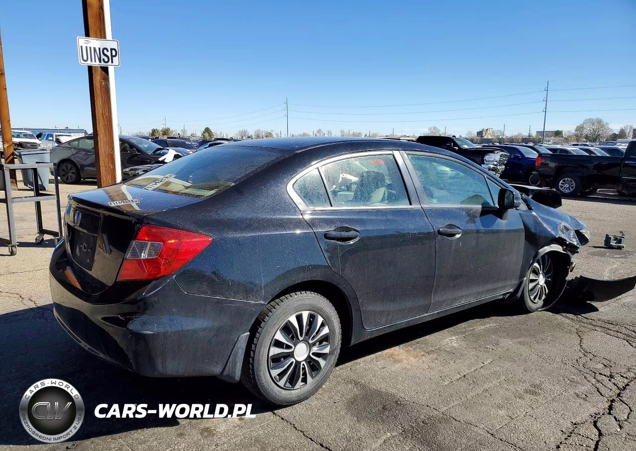 2012 Honda Civic Lx VIN:19XFB2F59CE048658 - 3