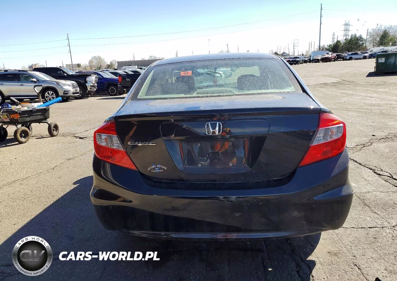 2012 Honda Civic Lx VIN:19XFB2F59CE048658 - 6
